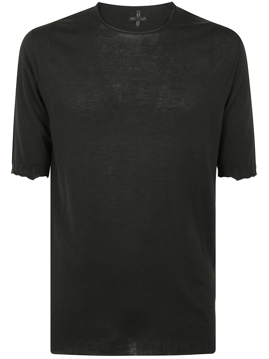 Md75 Short Sleeves Round Neck Sweater F. 15 Clothing