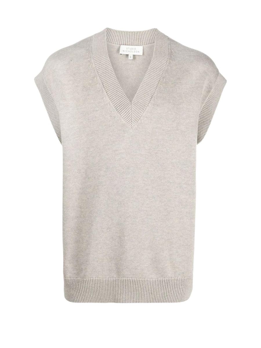 Studio Nicholson Knitwear Knitted Vest Clothing