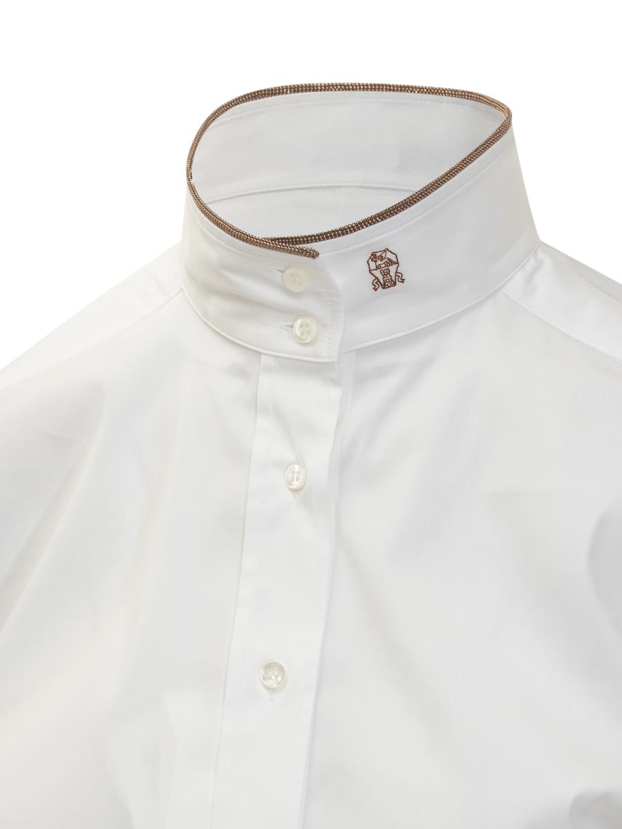 Brunello Cucinelli Brunello Cucinelli Korean Collar Shirt