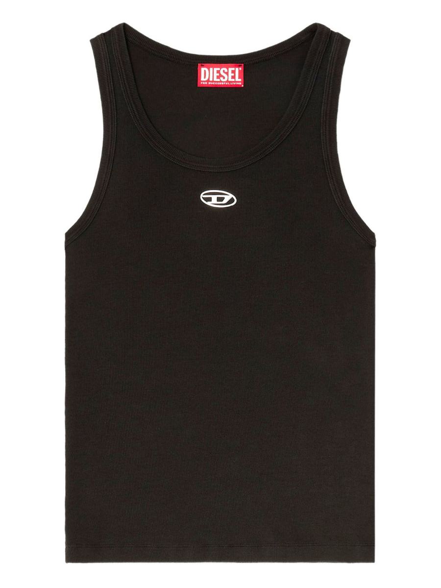 Diesel Sleeveless Stretch Cotton T-Shirt