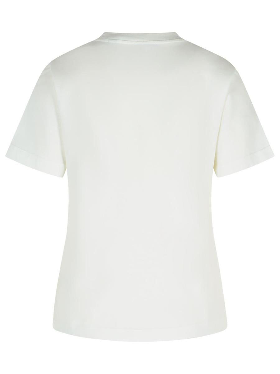Burberry Ivory Cotton T-Shirt