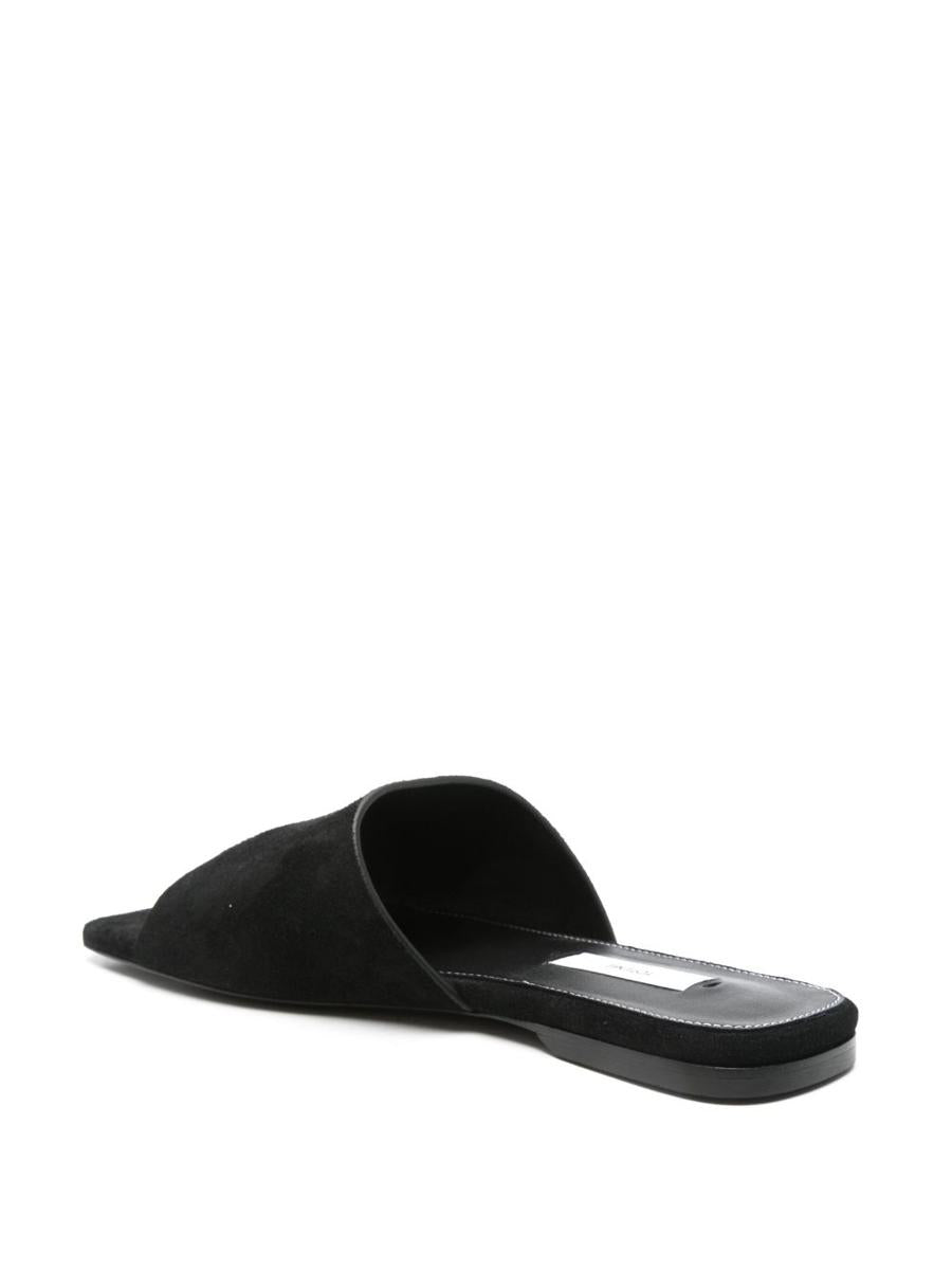 TOTEME Velvet Flat Sandals