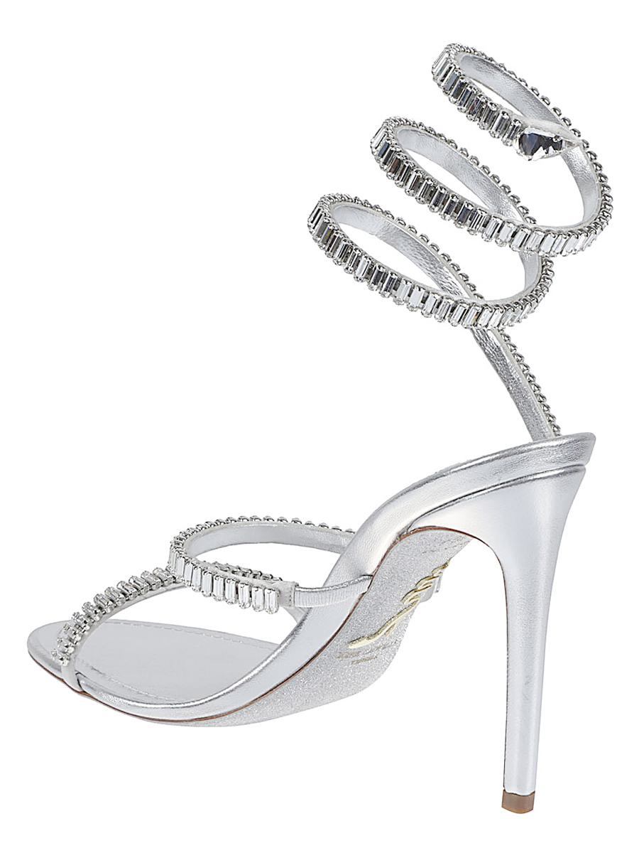 René Caovilla Sandals Silver