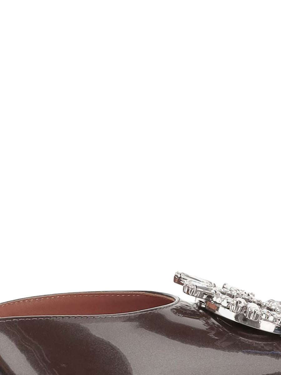 Amina Muaddi Begum Sling Patent 95 Décolleté