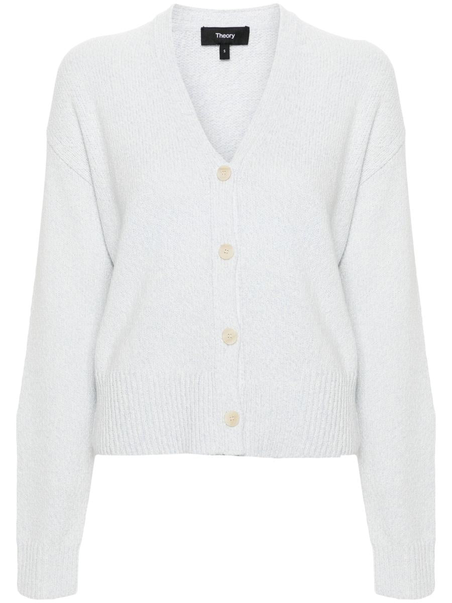 Theory Cropped Ls Cardi.Woo Clothing