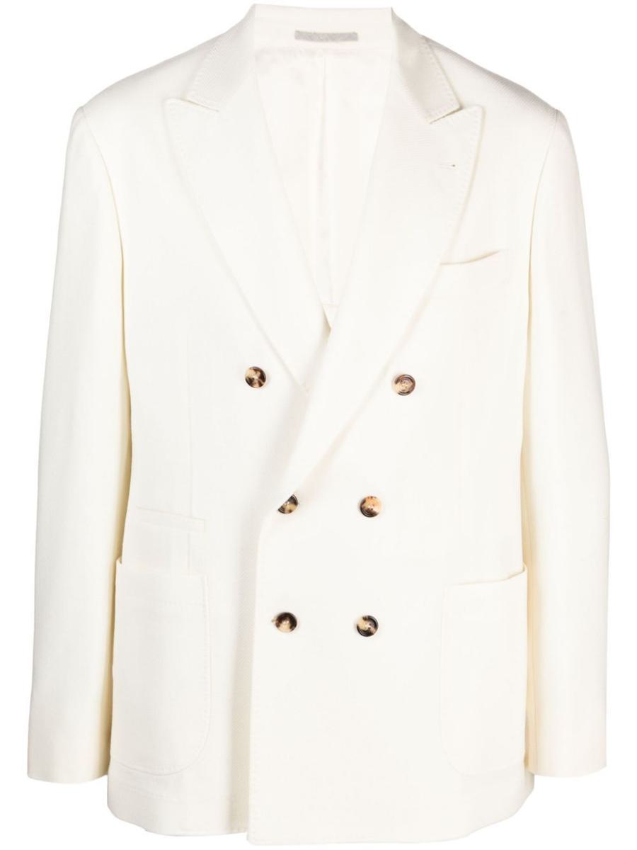 Brunello Cucinelli Double Breasted Blazer Clothing