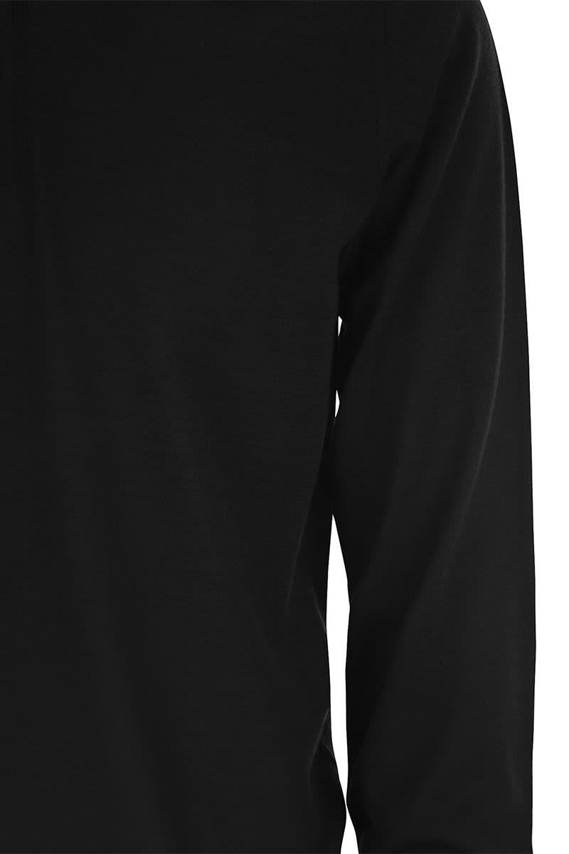 Fedeli Favonio - Superfine Wool Half-Zip Sweater