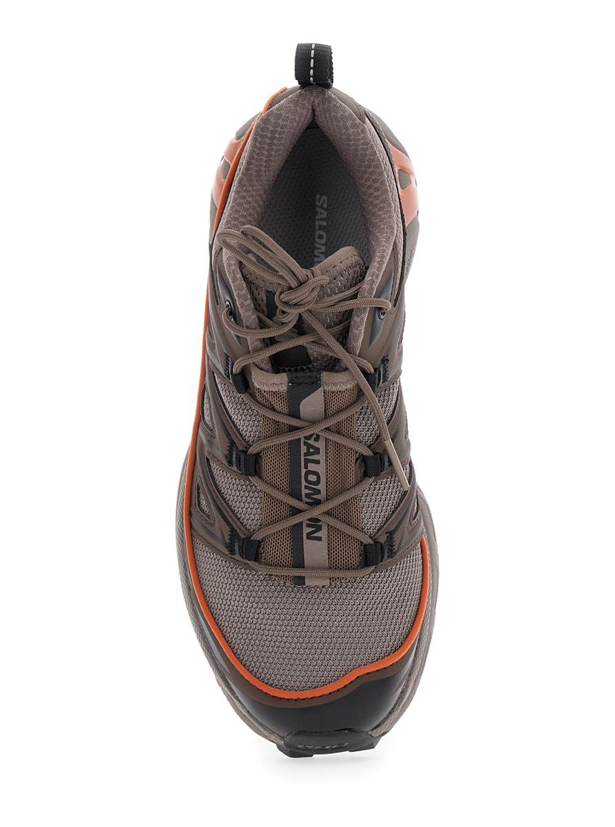 'Xt-6 Expanse' Brown Sneakers With Logo Applied On The Tongue And Chunky Sole In Fabric Unisex
