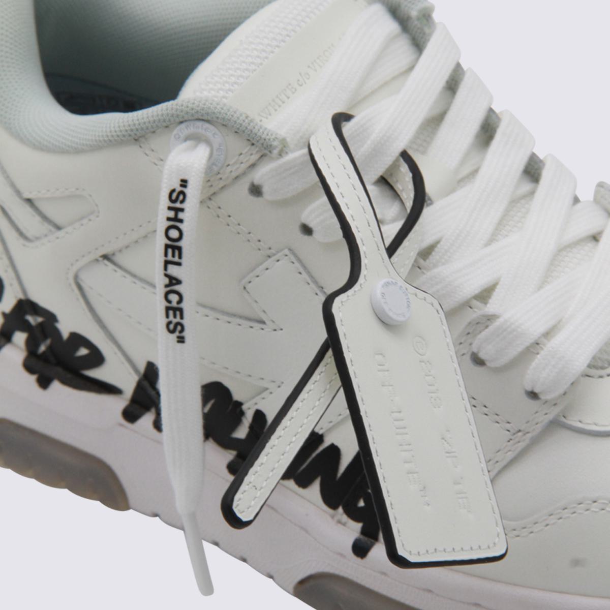 Off-White White And Black Out Of Office Sneakers
