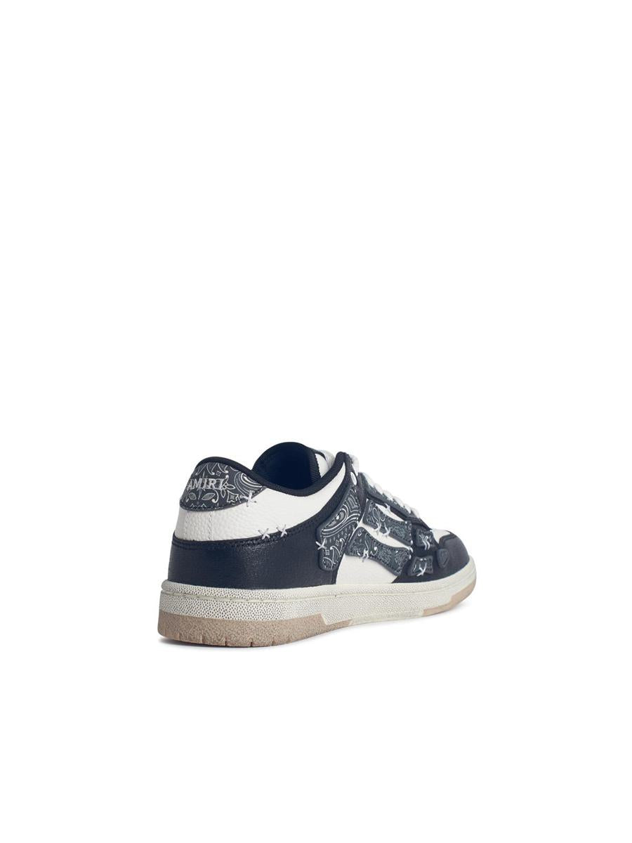 Amiri 'Bandana' Black Leather Blend Sneakers