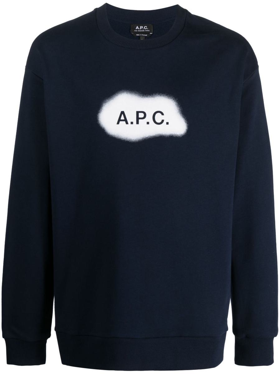 A.P.C. Logo Organic Cotton Sweatshirt