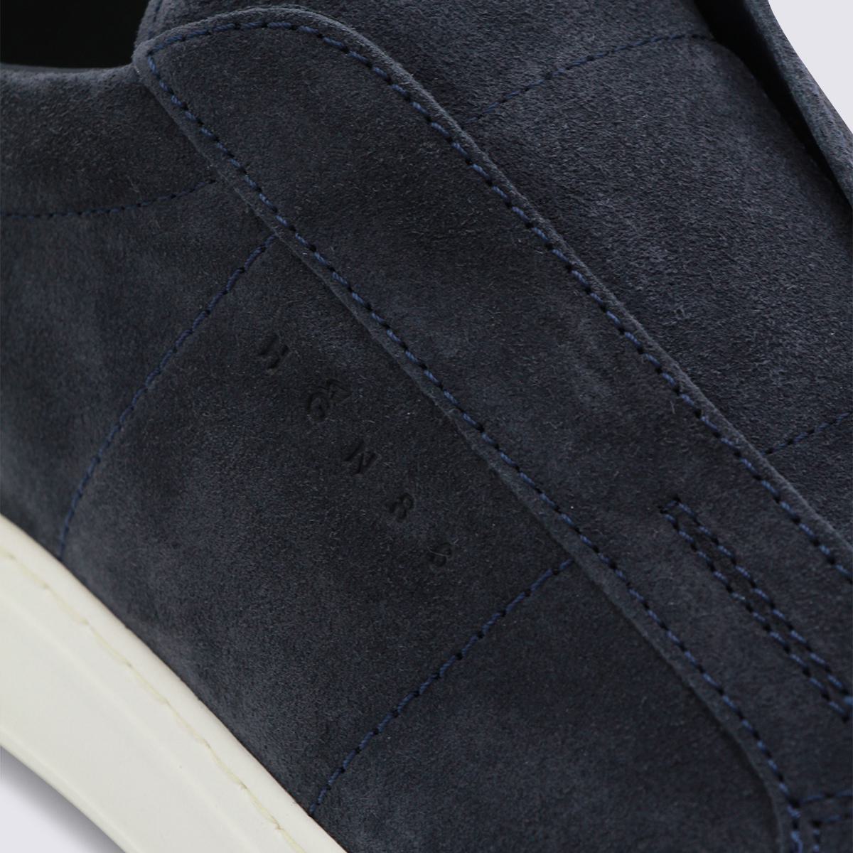 Hogan Navy Leather Sneakers