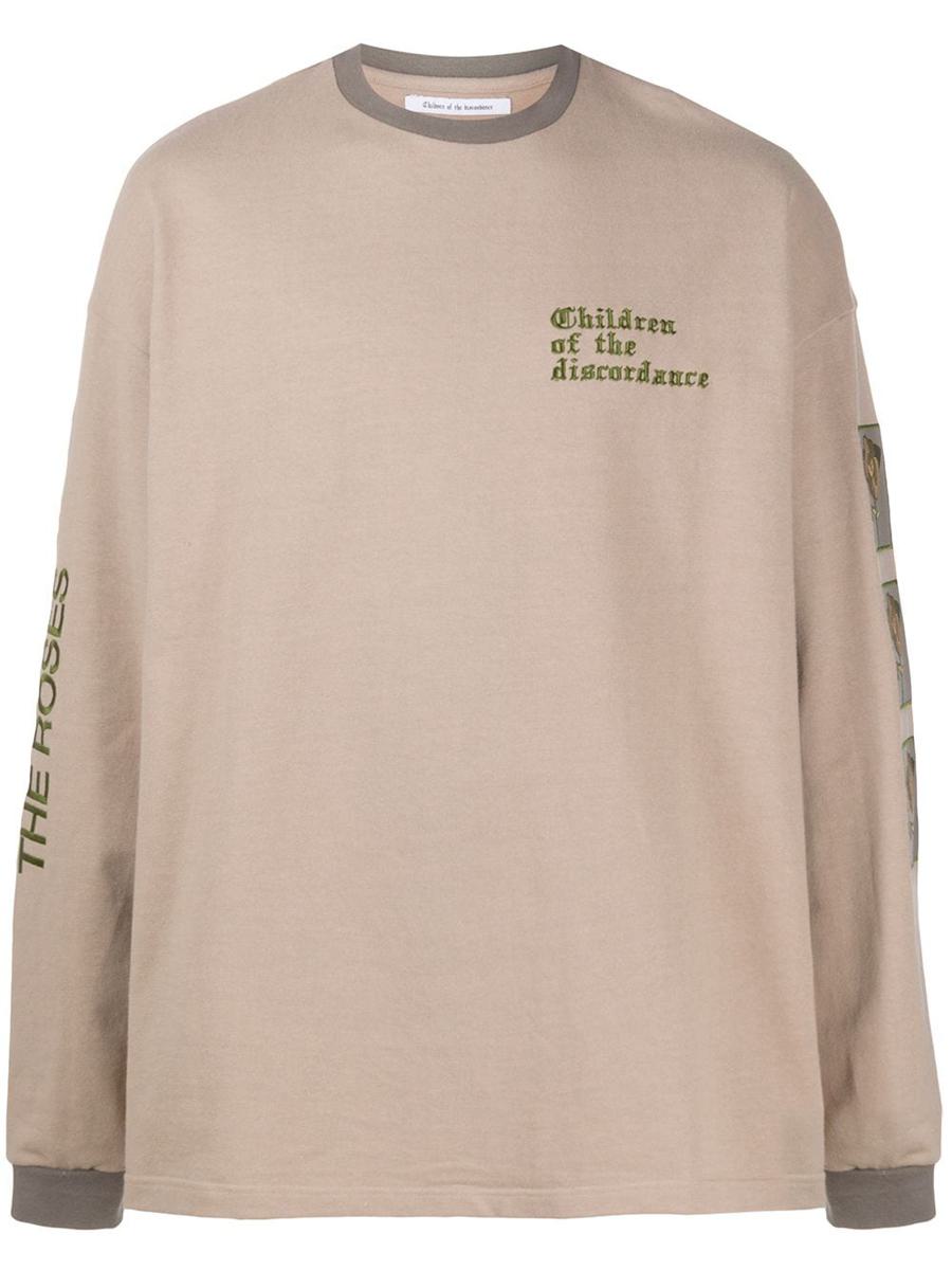 Children Of The Discordance Cotton Embroidered Sweatshirt