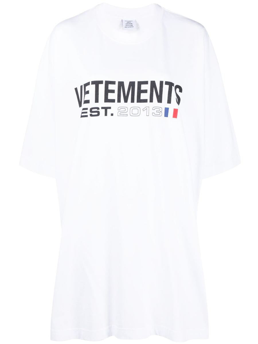 Vetements Logo Cotton T-Shirt