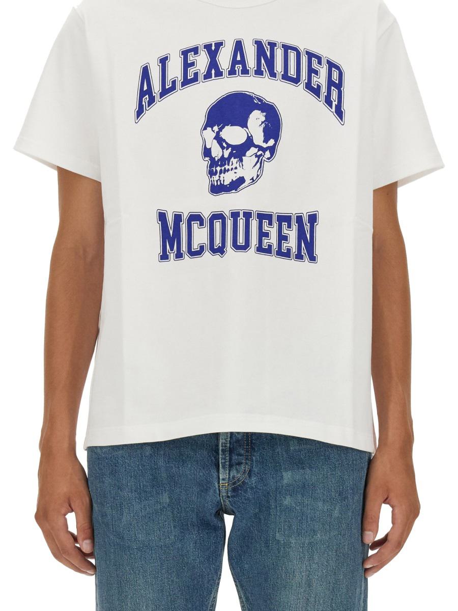 Alexander McQueen Skull Logo T-Shirt