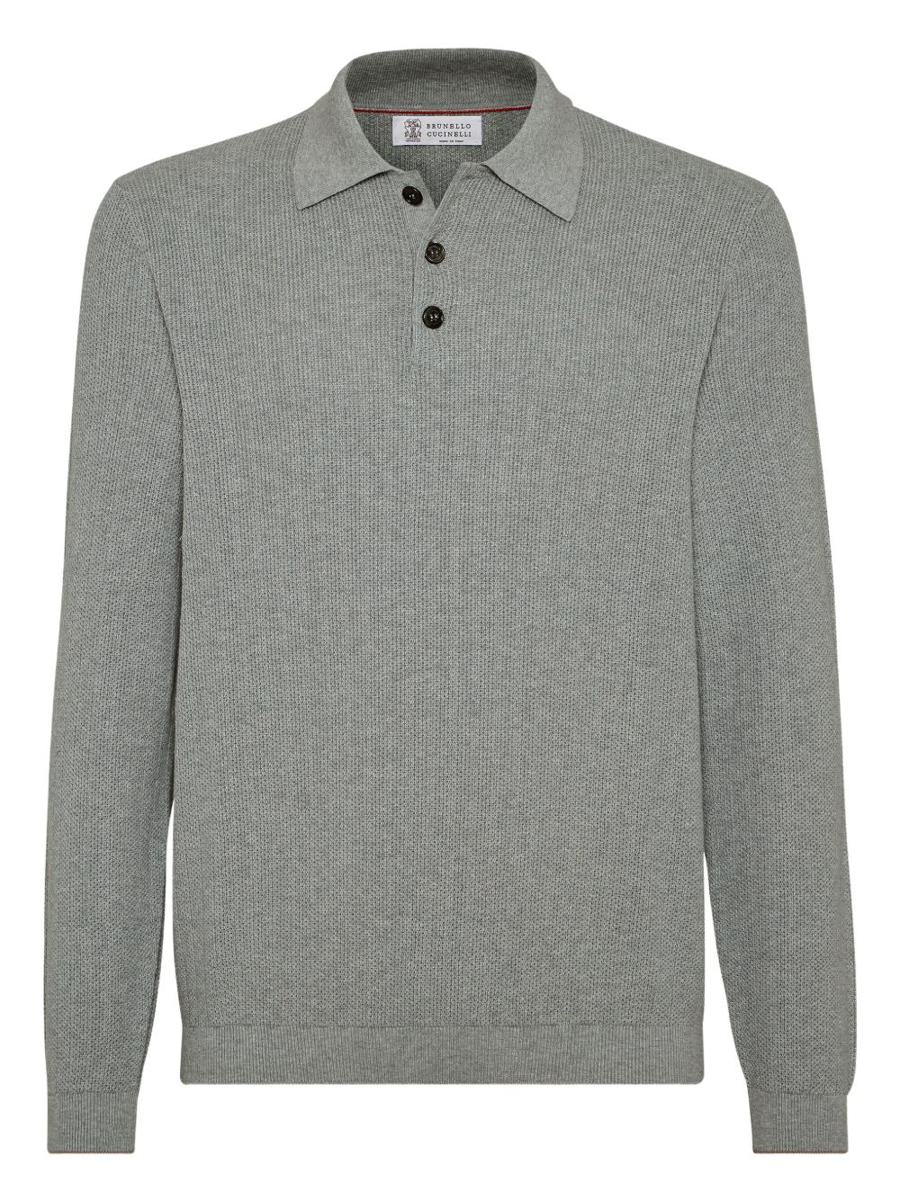 Brunello Cucinelli Cotton Knitted Polo