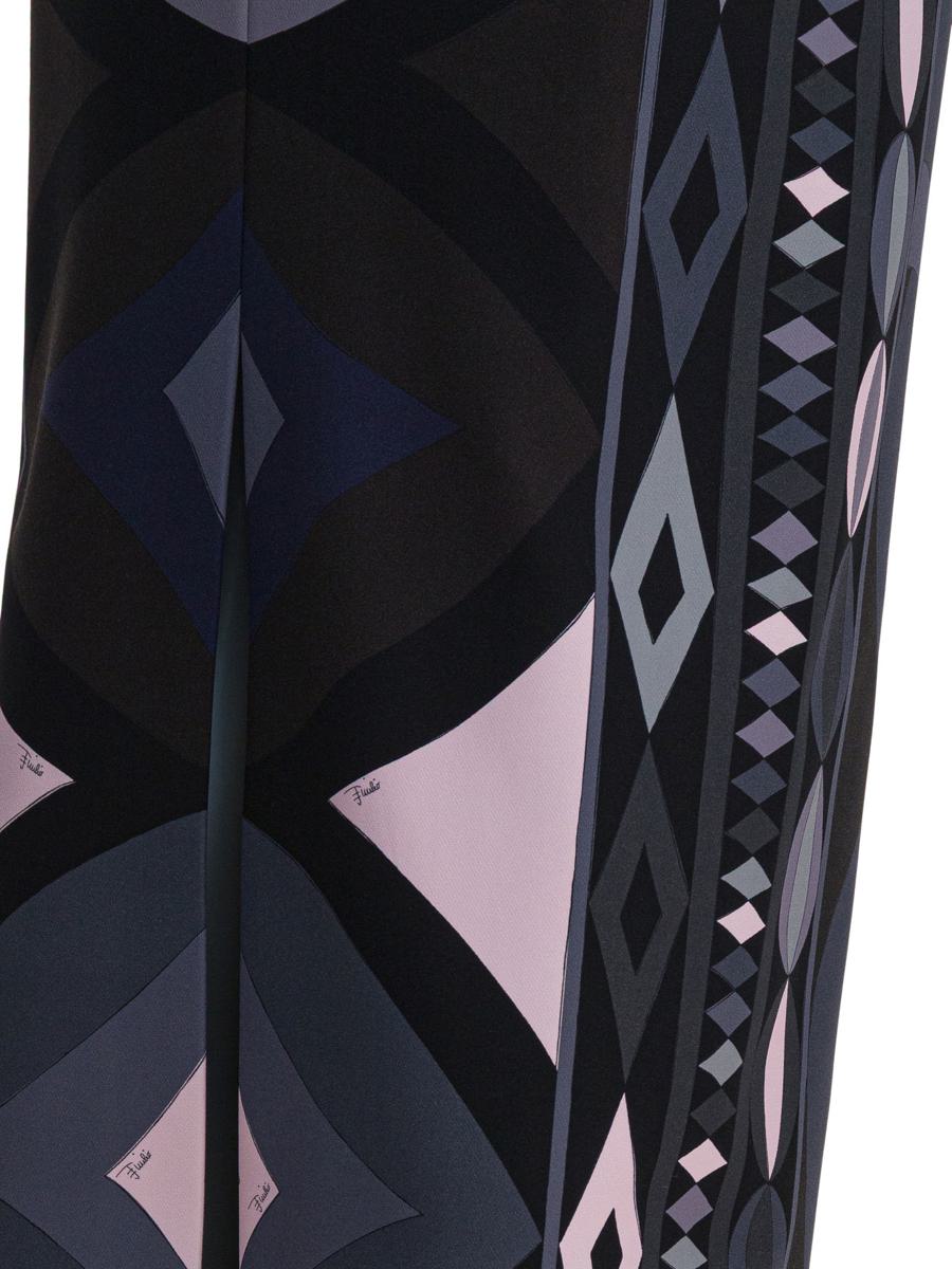 Pucci Silk Skirt With "Collane" Print