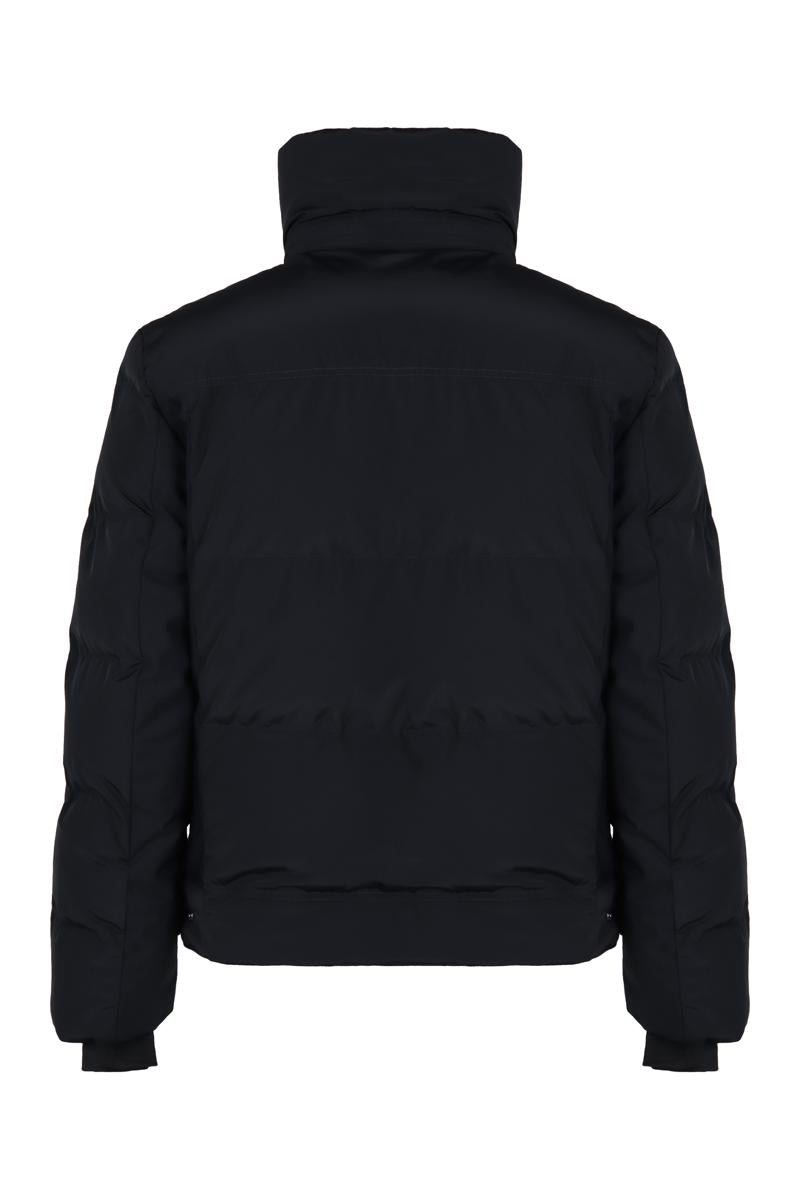 Fusalp Black Down Jacket Carlo With High Collar