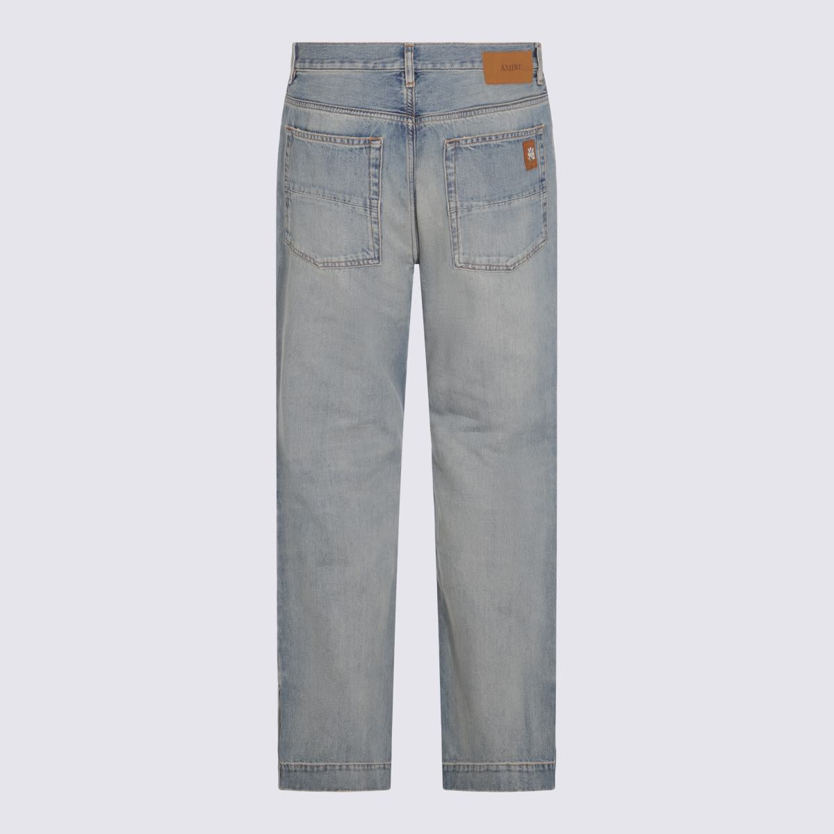 Amiri Blue Cotton Jeans