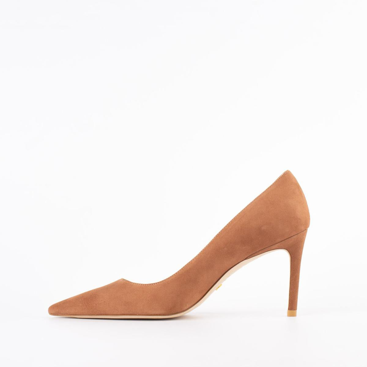 Stuart Weitzman Powder Suede Pumps
