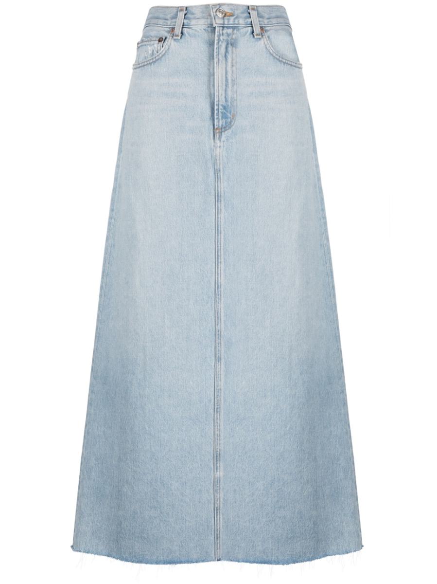 Agolde Denim Maxi Skirt