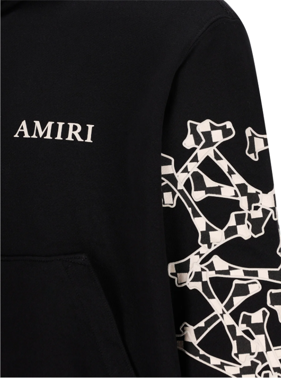 Amiri "Checkered Bones" hoodie