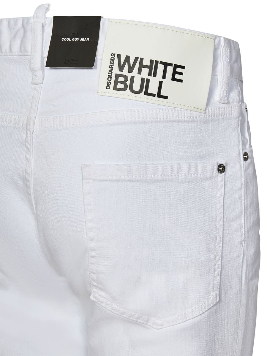 Dsquared2 White Bull Cool Guy Jeans
