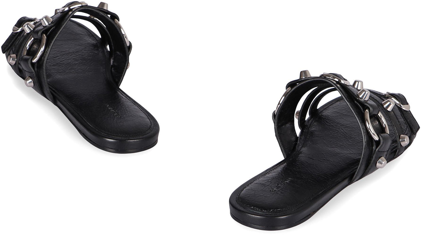 Balenciaga City Leather Mules