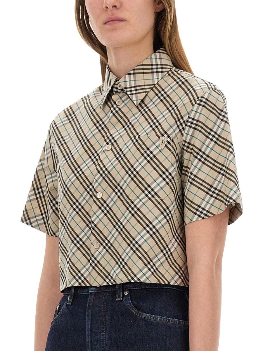 Burberry Cropped Shirt