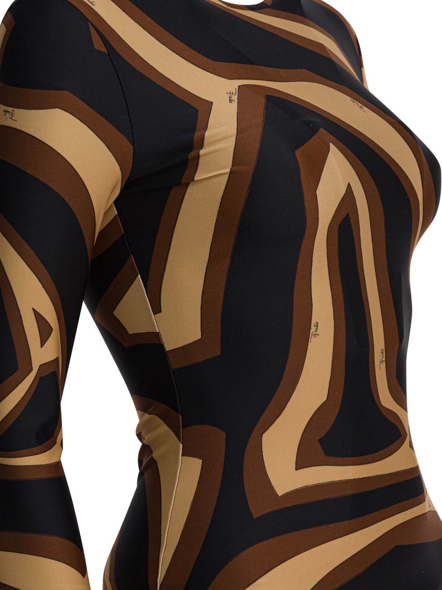 Pucci Midi Dress With Labirinto Print