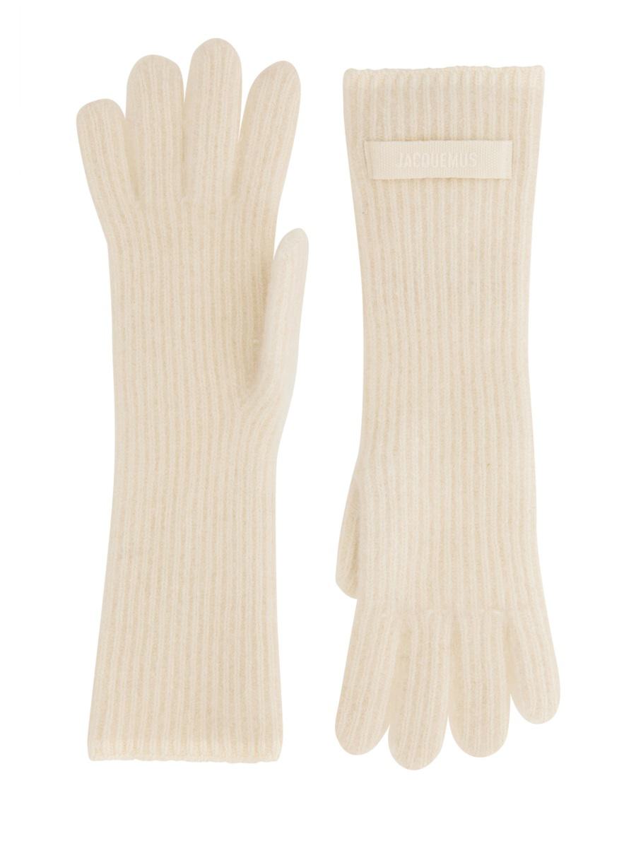 Jacquemus Grosgrain Logo Gloves