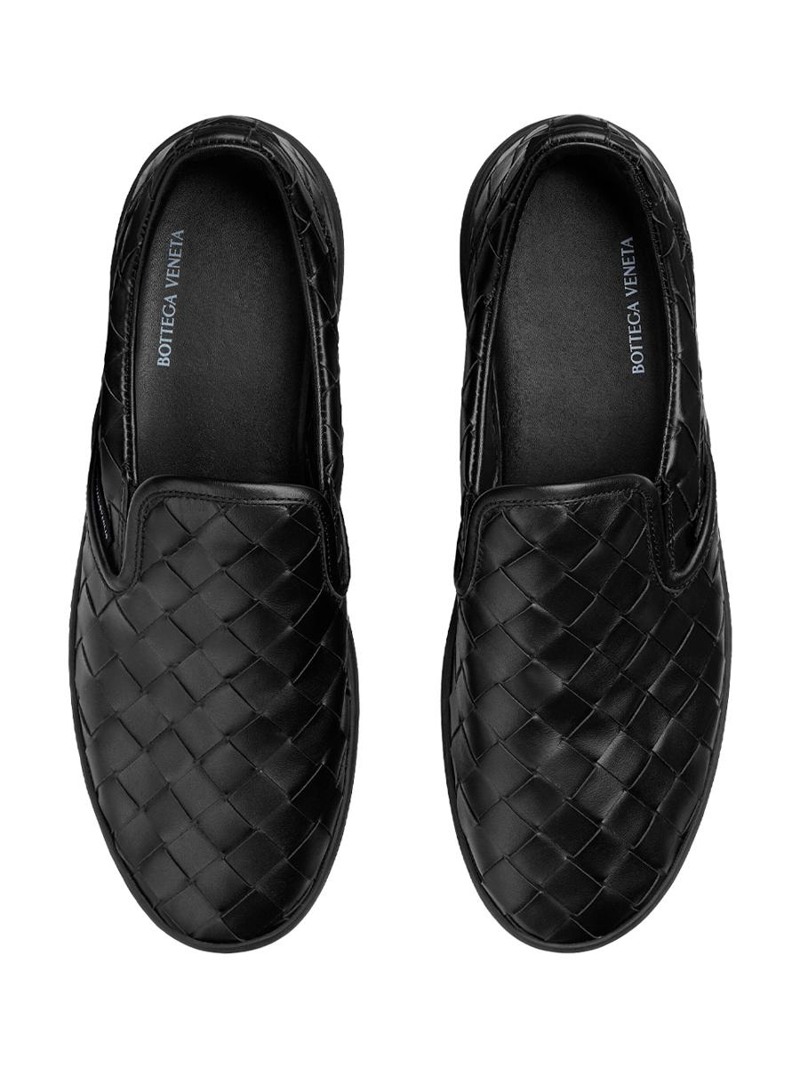 Bottega Veneta Sawyer Braided Slip On Sneakers Shoes