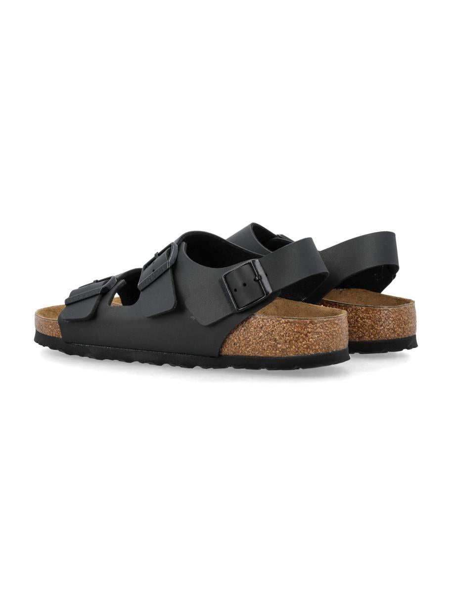 Birkenstock Black Milano Birko-Flor Sandals