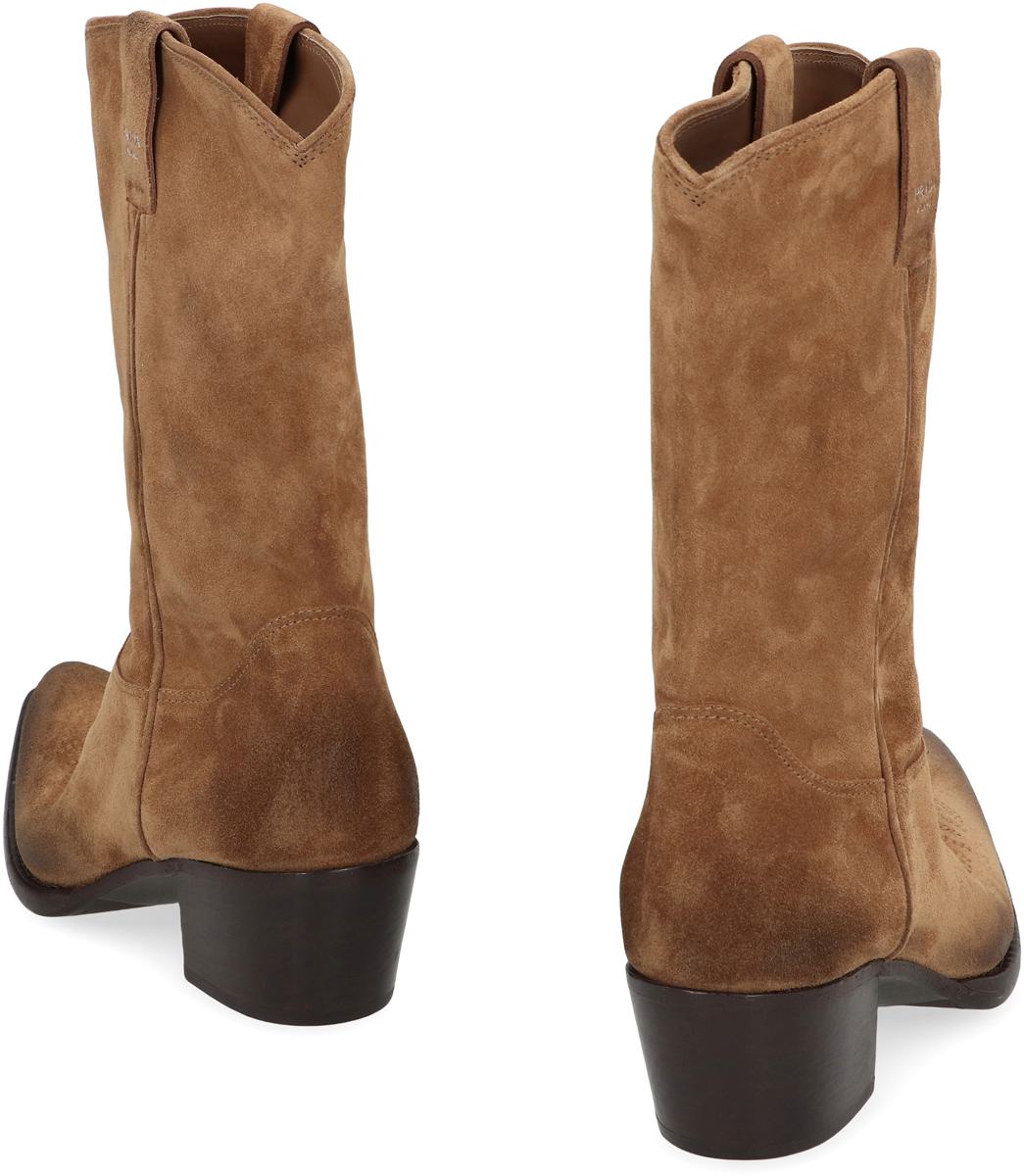 Prada Suede Ankle Boots