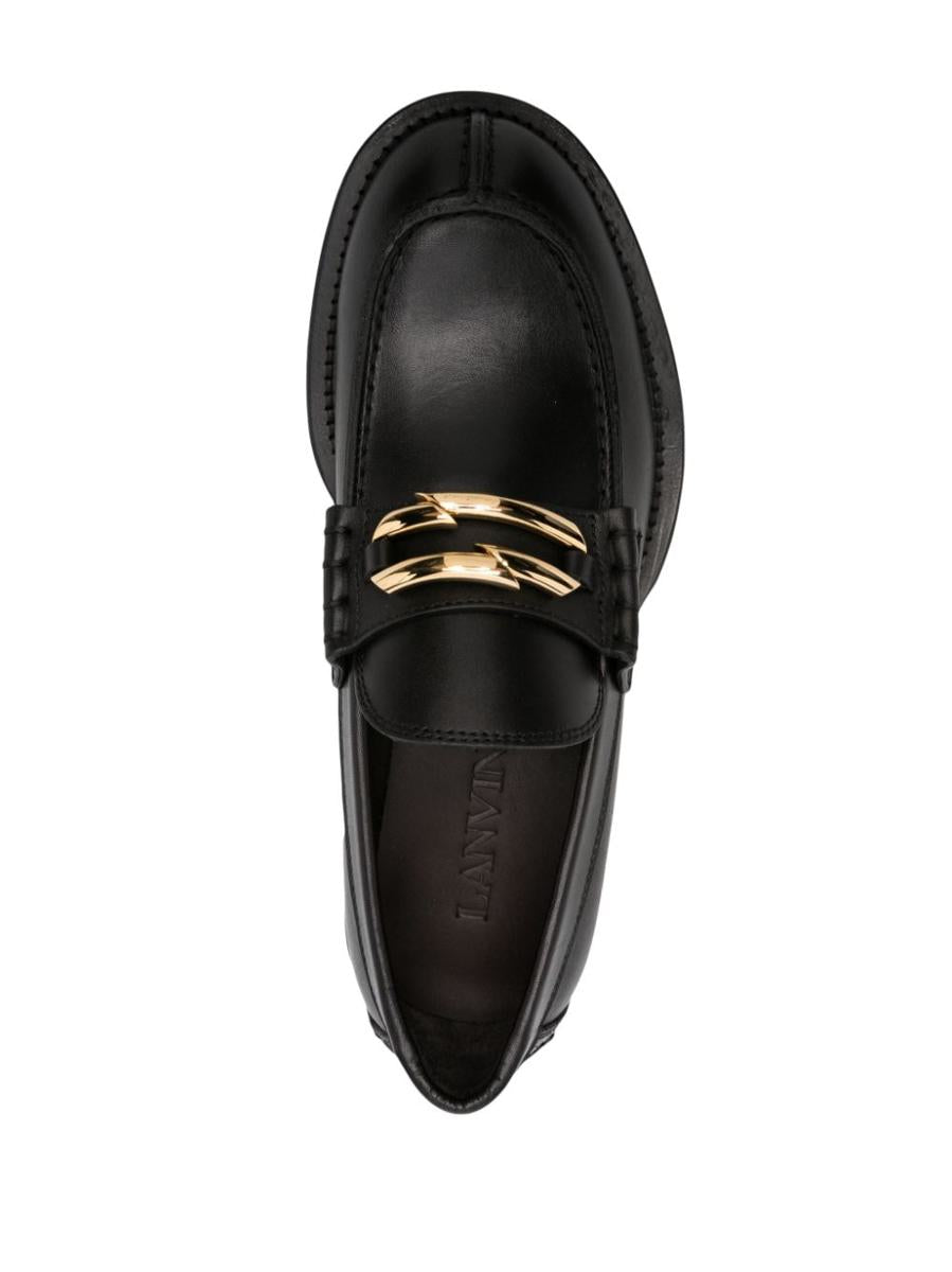 Lanvin Medley Leather Loafers