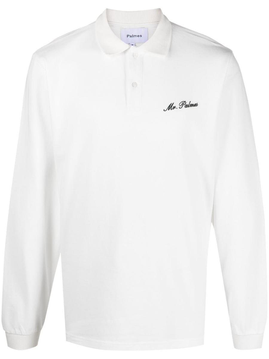 Palmes Logo Organic Cotton Polo Shirt