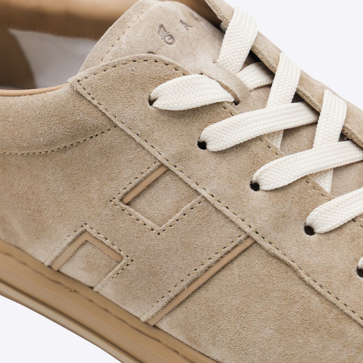 Hogan Beige Leather Sneakers