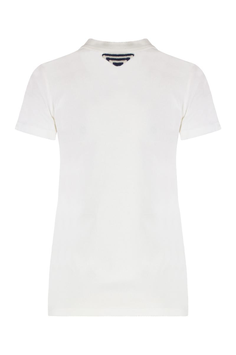Prada Cotton Crew-Neck T-Shirt