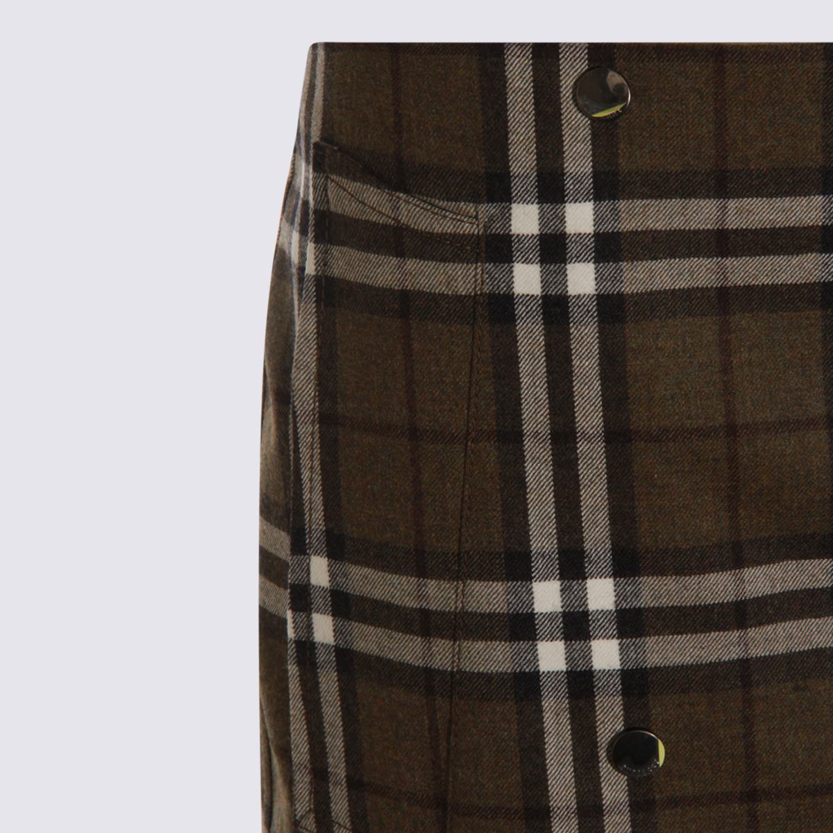 Burberry Brown Wool Skirt