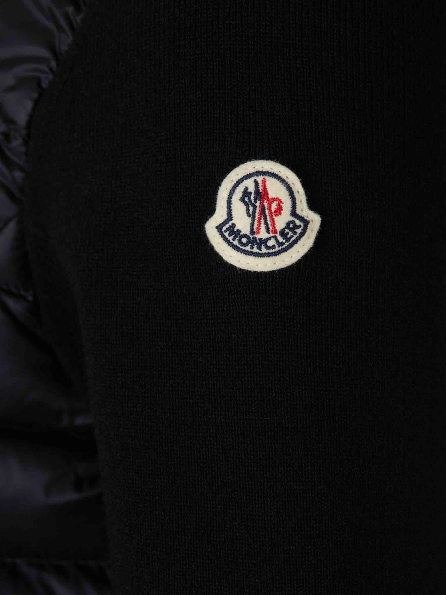 Moncler Quilted Zip-Up Cardigan
