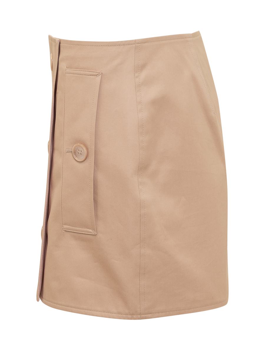 Burberry Gabardine Trench Skirt