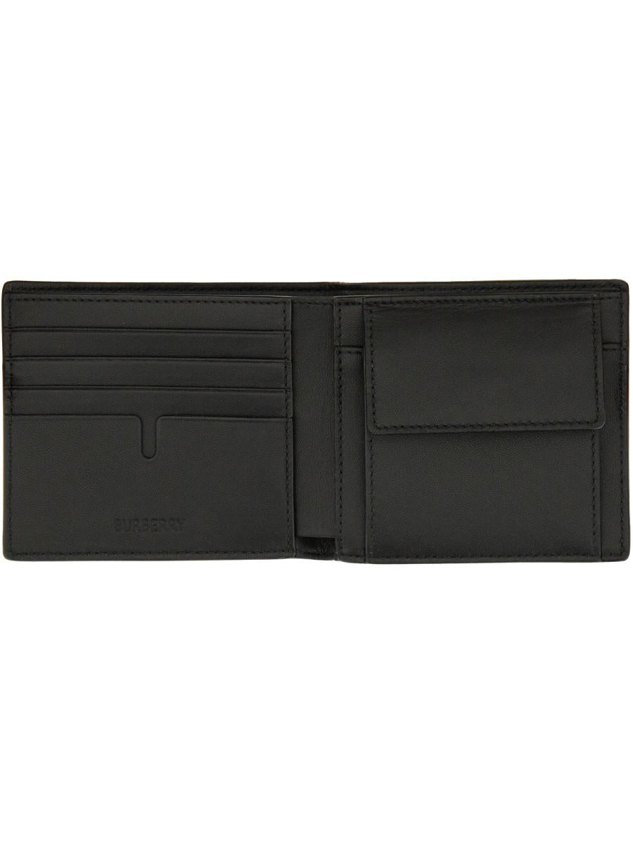 Burberry Embossed Check Wallet