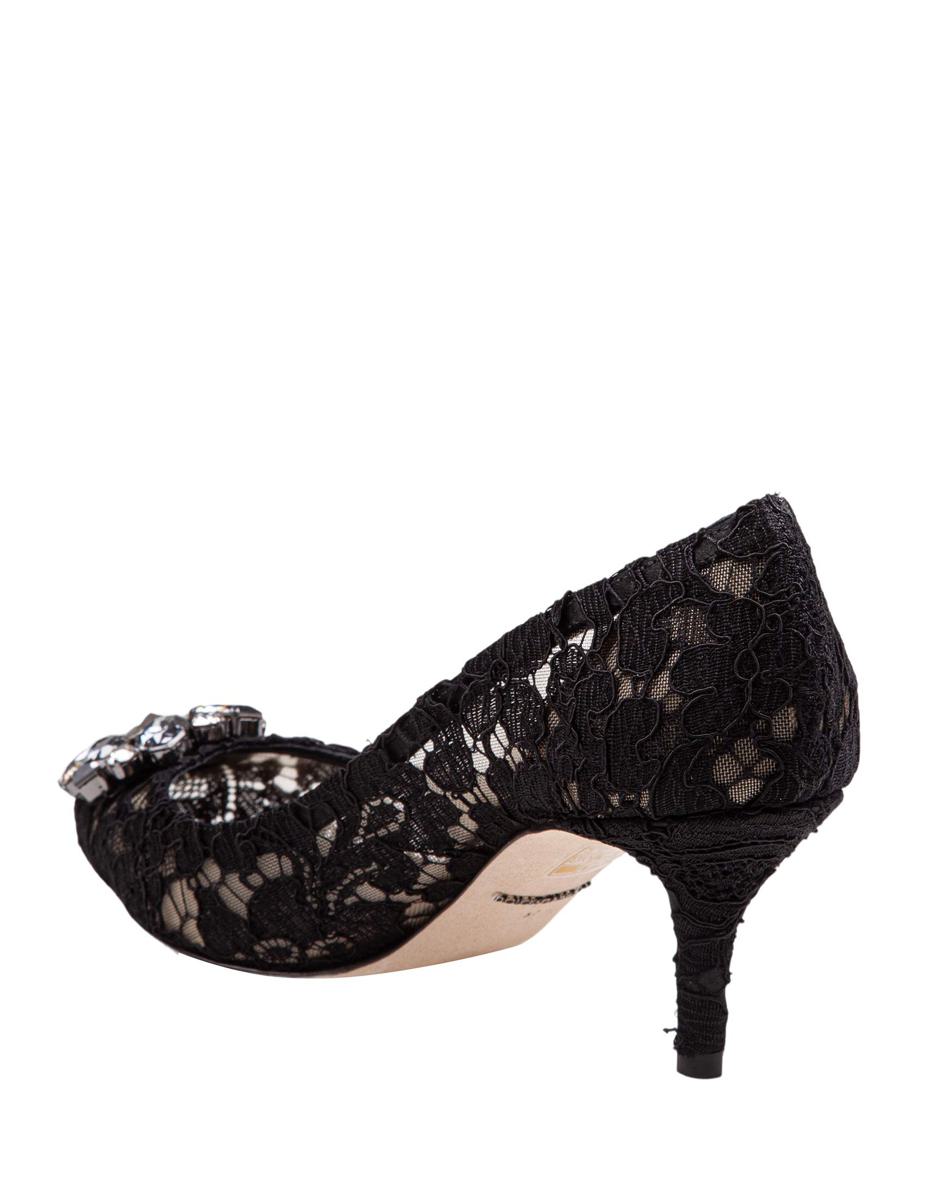 Dolce & Gabbana Bellucci Lace Pumps Taormina With Embroidery