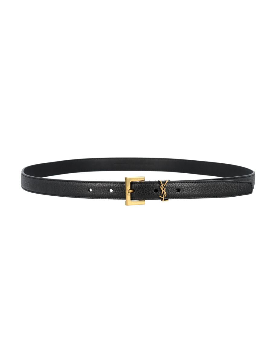 Saint Laurent Cassandre Thin Belt