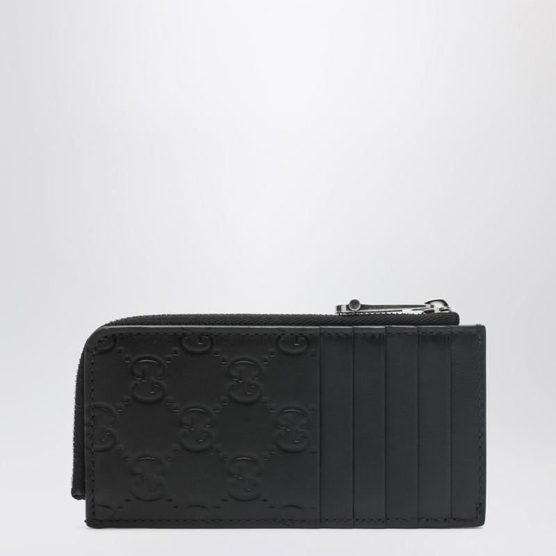Gucci Gg Emblem Zip Card Holder