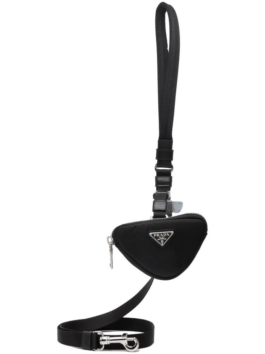 Prada Logo-Plaque Dog Lead