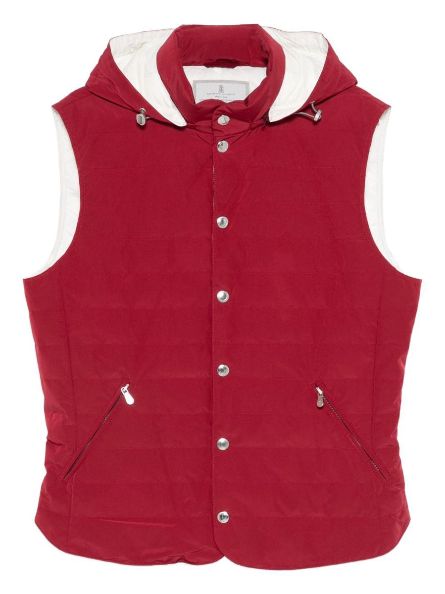Brunello Cucinelli Hooded Down Vest