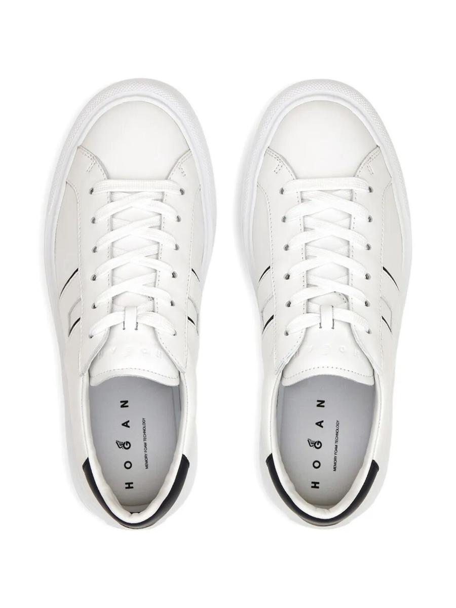 Hogan H691 Smooth Leather Sneakers Shoes
