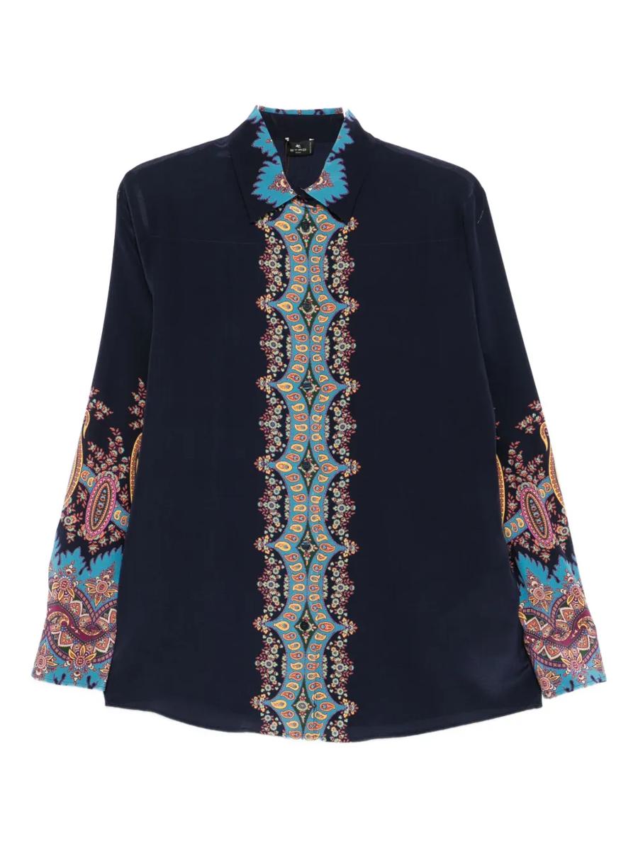 Etro Silk Shirt With Paisley Print