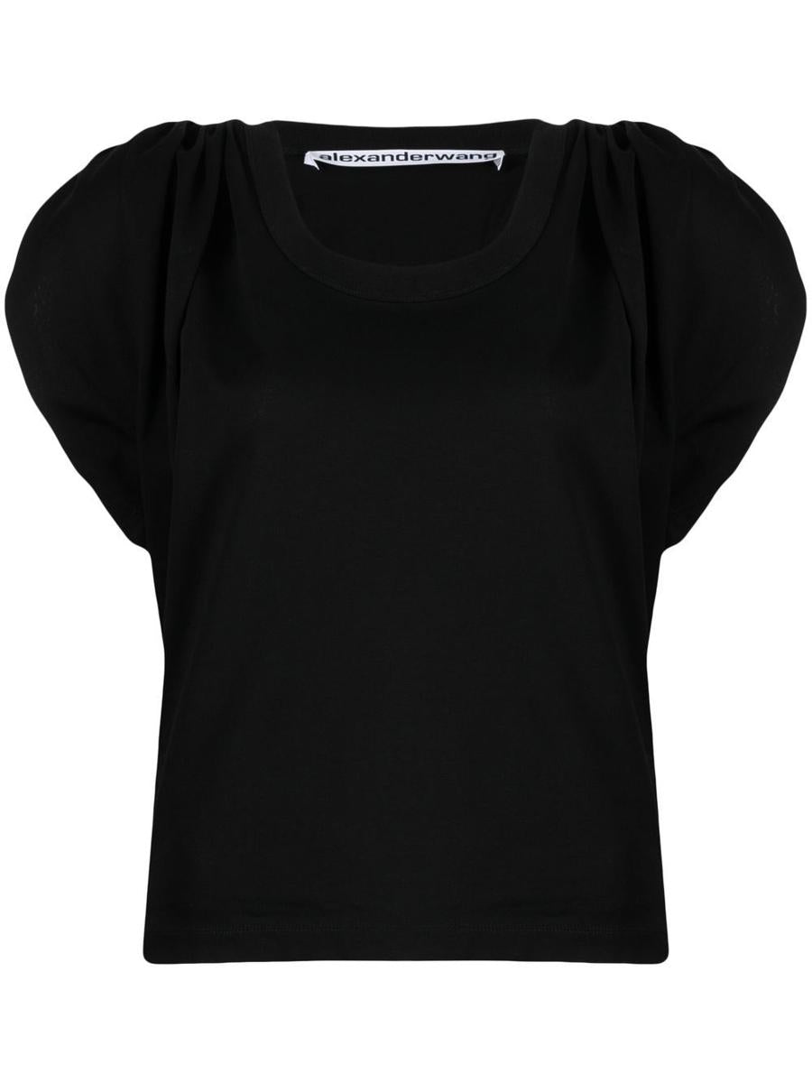 Alexander Wang Draped Shoulder Sleeveless Top Clothing